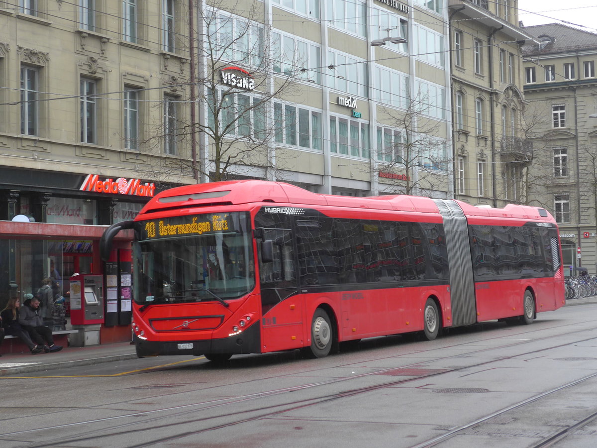 (189'440) - Bernmobil, Bern - Nr. 878/BE 832'878 - Volvo am 17. Mrz 2018 beim Bahnhof Bern