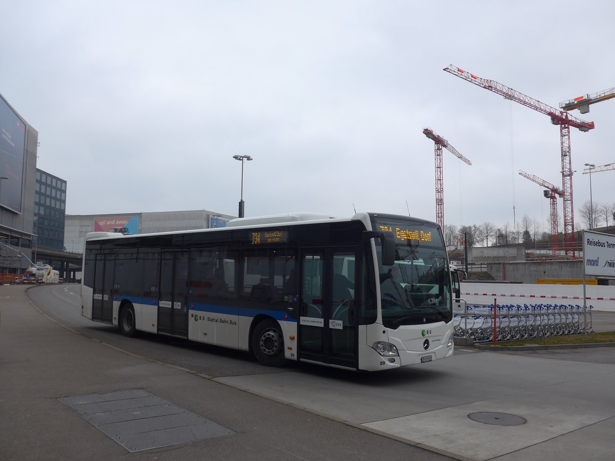 (189'561) - Maag, Kloten - Nr. 20/ZH 929'620 - Mercedes am 19. Mrz 2018 in Zrich, Flughafen