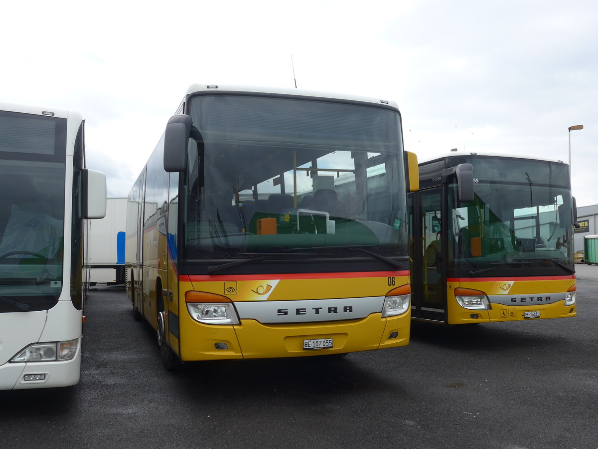 (189'838) - Kbli, Gstaad - Nr. 6/BE 107'055 - Setra am 1. April 2018 in Kerzers, Interbus