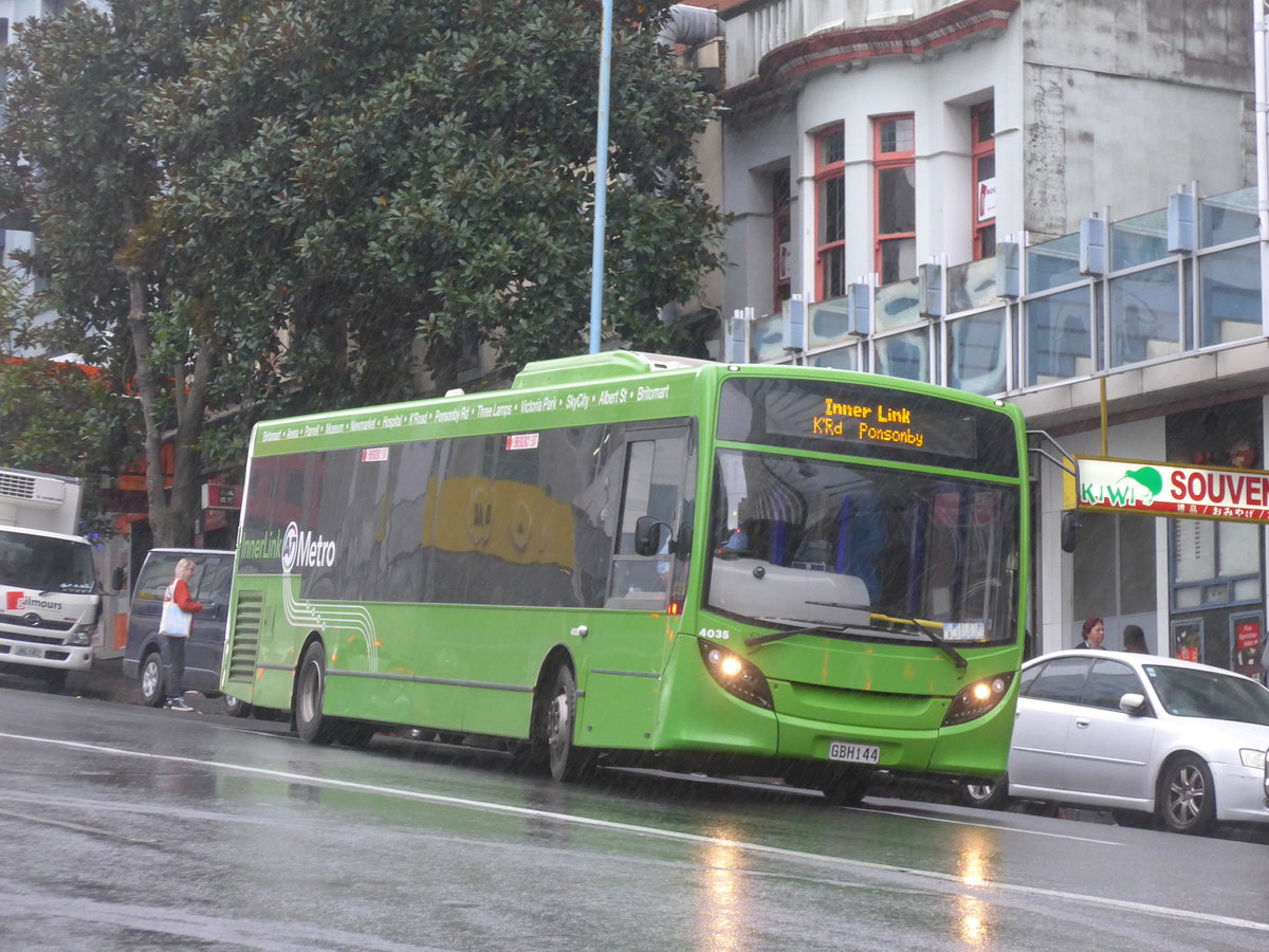 (192'055) - AT Metro, Auckland - Nr. 4035/GBH144 - Alexander Dennis/KiwiBus am 30. April 2018 in Auckland