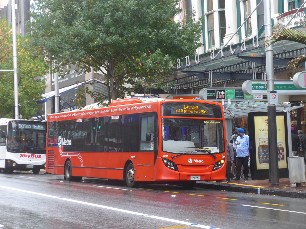 (192'064) - AT Metro, Auckland - Nr. 4007/FZG253 - Alexander Dennis/KiwiBus am 30. April 2018 in Auckland