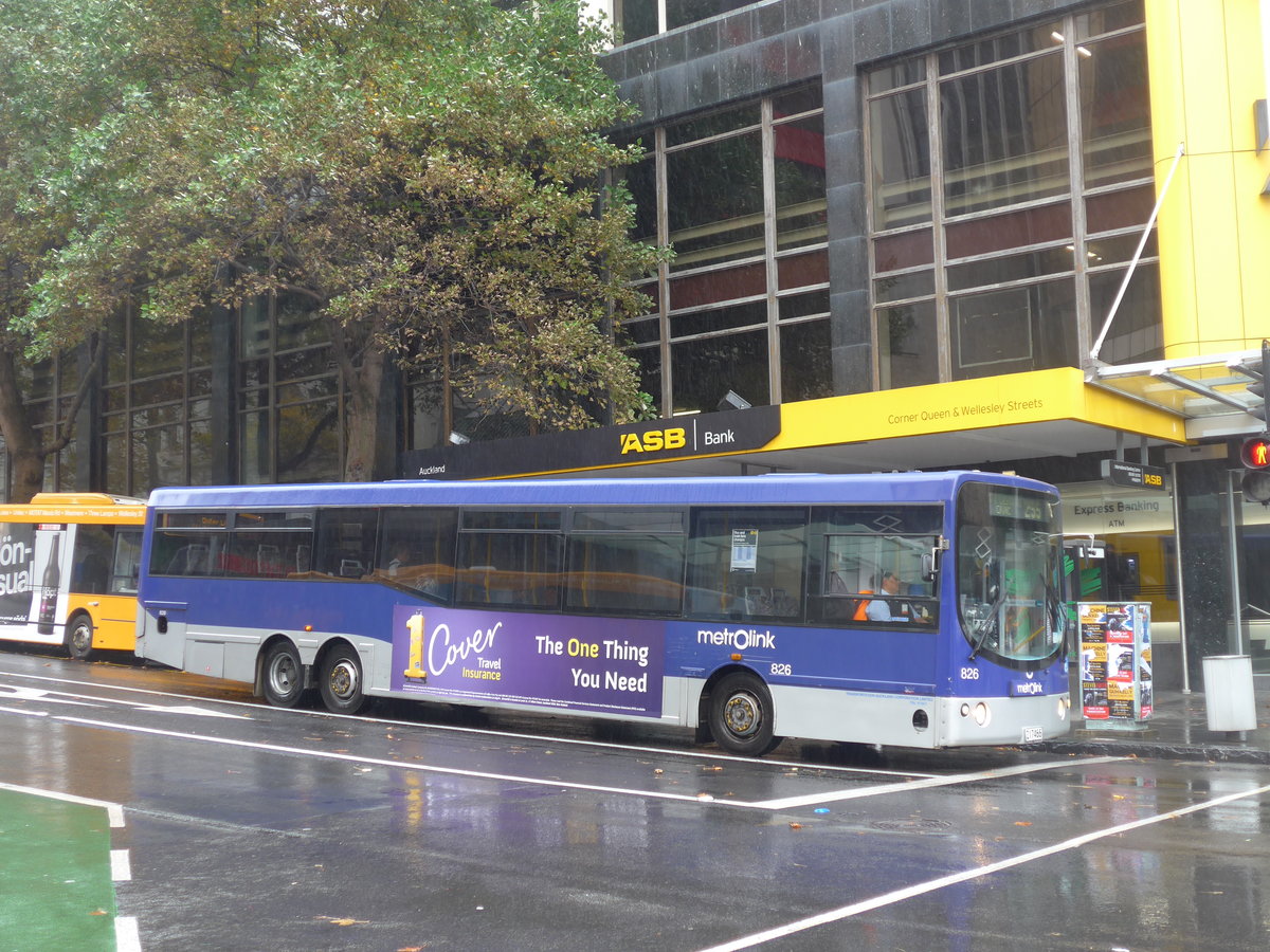 (192'072) - Metrolink, Auckland - Nr. 826/ZI7466 - MAN/Fairfax am 30. April 2018 in Auckland