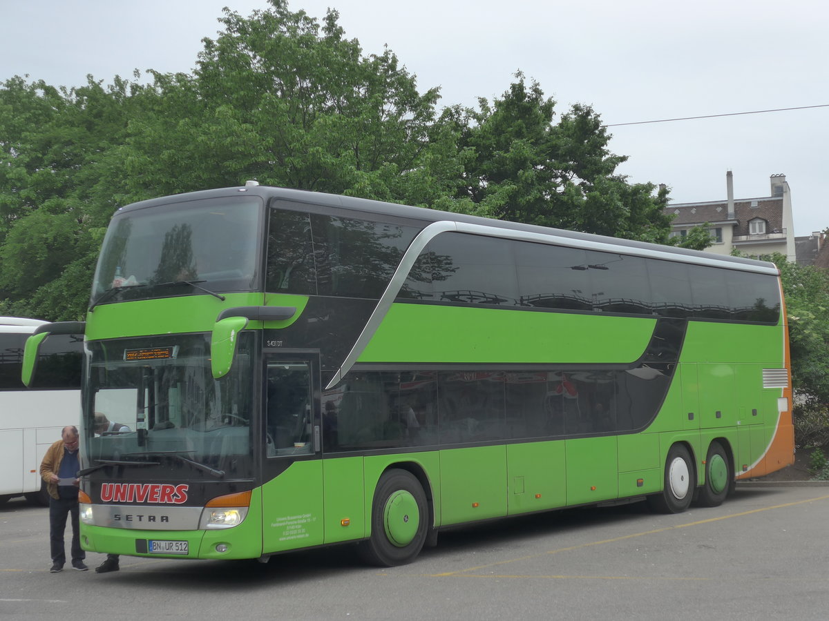 (192'309) - Aus Deutschland: Univers, Kln - BN-UR 512 - Setra am 3. Mai 2018 in Zrich, Sihlquai