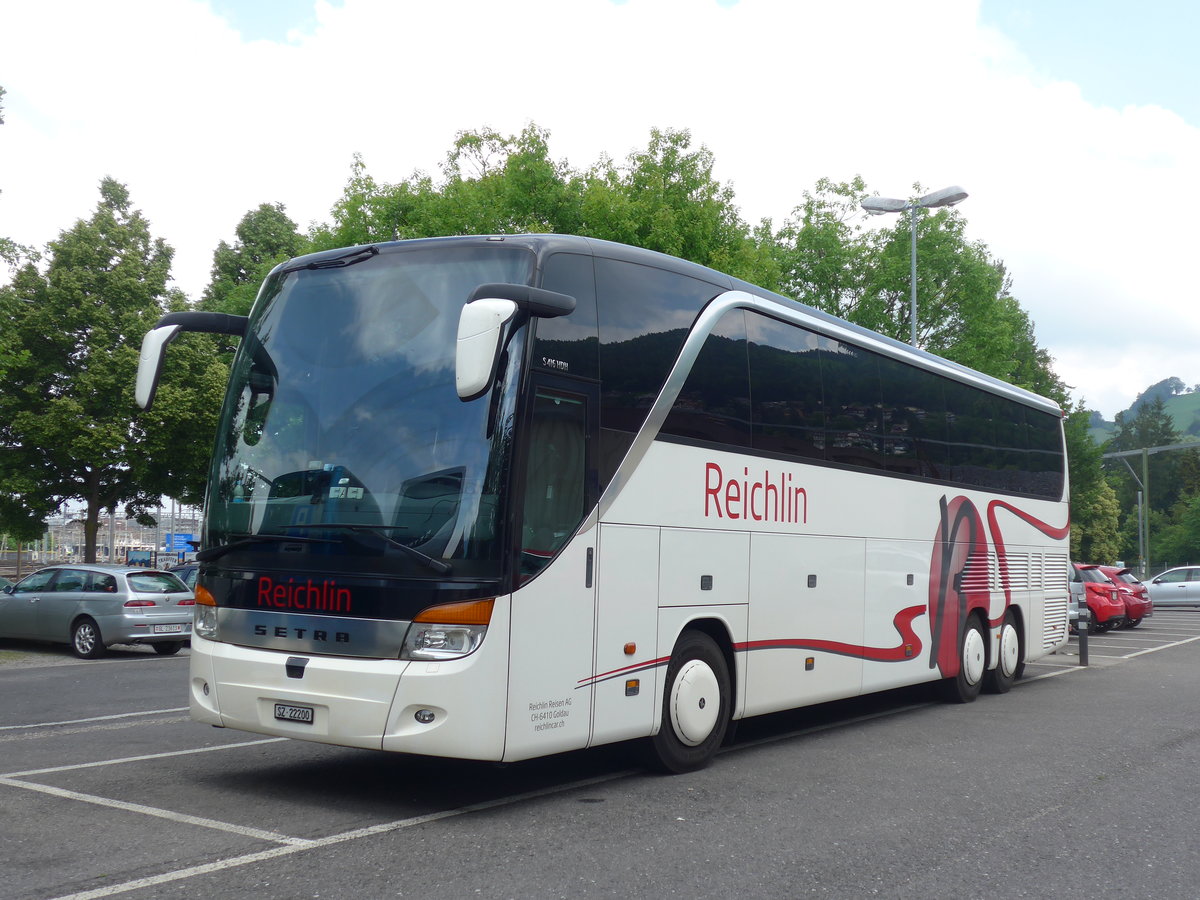 (193'754) - Reichlin, Goldau - SZ 22'200 - Setra am 8. Juni 2018 in Thun, Seestrasse