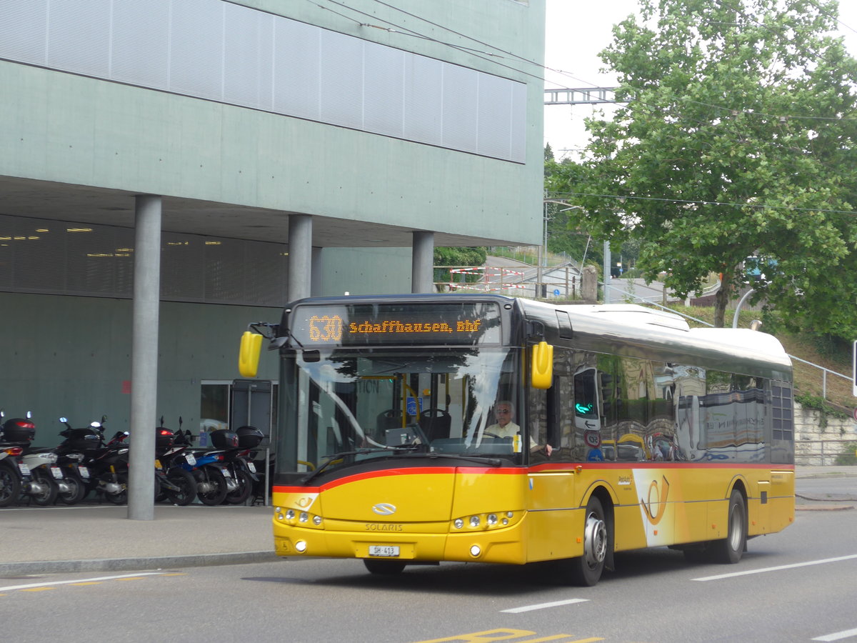 (193'933) - Rattin, Neuhausen - Nr. 297(13)-SH 413 - Solaris am 10. Juni 2018 beim Bahnhof Schaffhausen