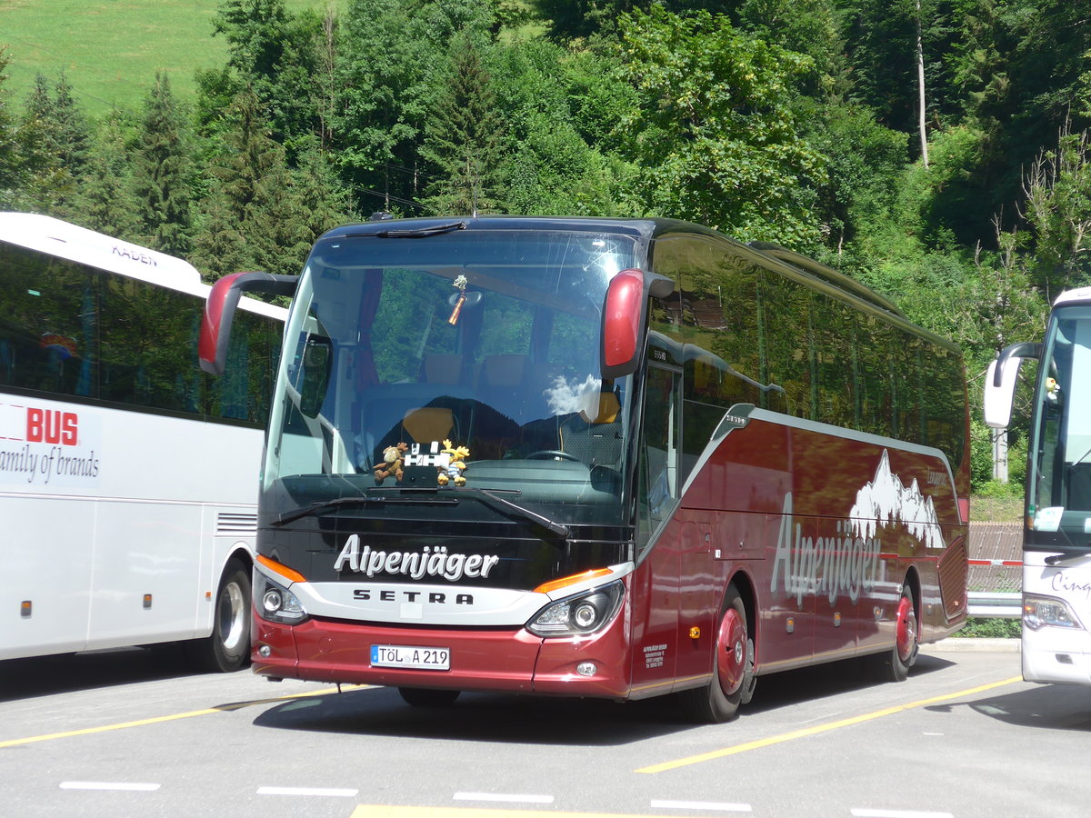 (194'449) - Aus Deutschland: Alpenjger, Lenggries - TL-A 219 - Setra am 25. Juni 2018 in Lauterbrunnen, Parkhaus