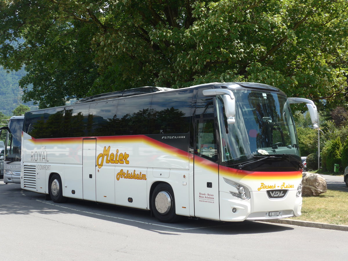 (194'859) - Meier, Arlesheim - BL 6383 - VDL am 15. Juli 2018 beim Bahnhof Bad Ragaz