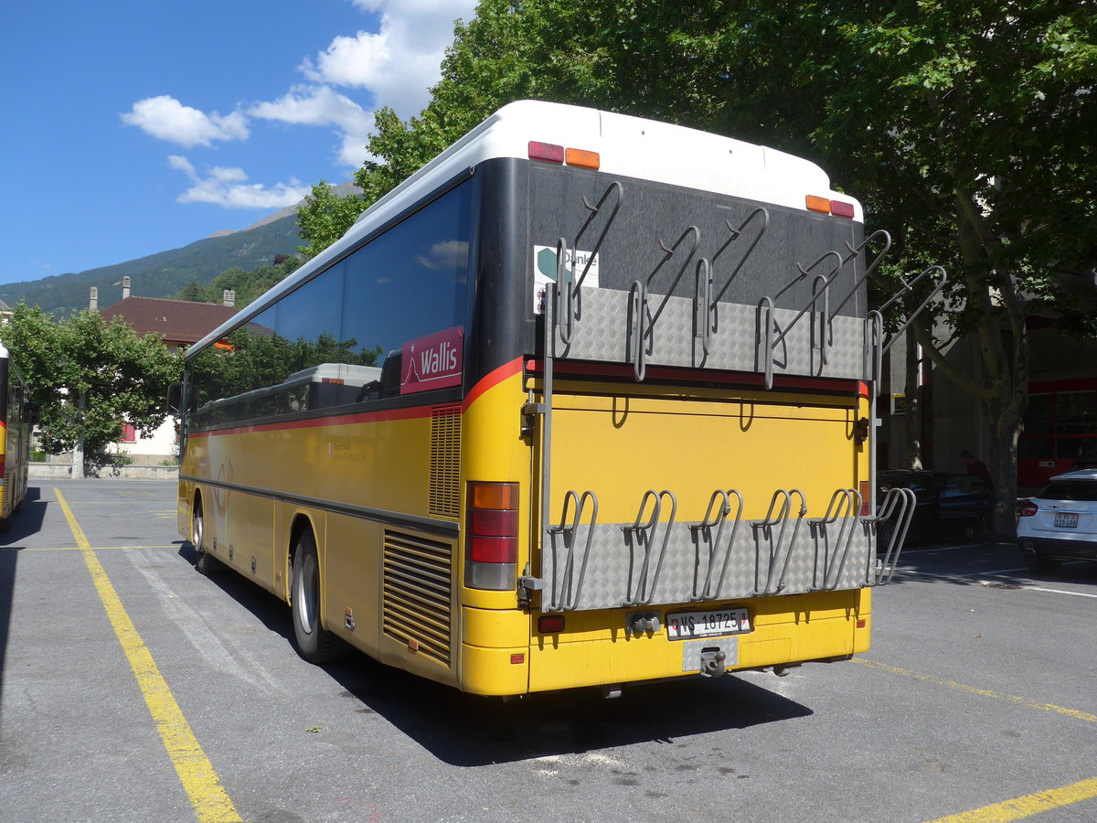 (195'317) - Zerzuben, Visp-Eyholz - Nr. 60/VS 18'725 - Setra am 29. Juli 2018 in Brig, Postgarage