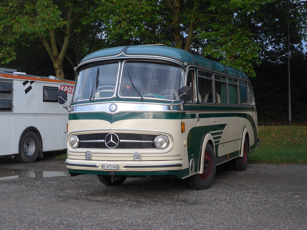 (195'875) - Tschannen, Bern - BE 671'042 - Mercedes am 17. August 2018 in Wettingen, Zirkuswiese