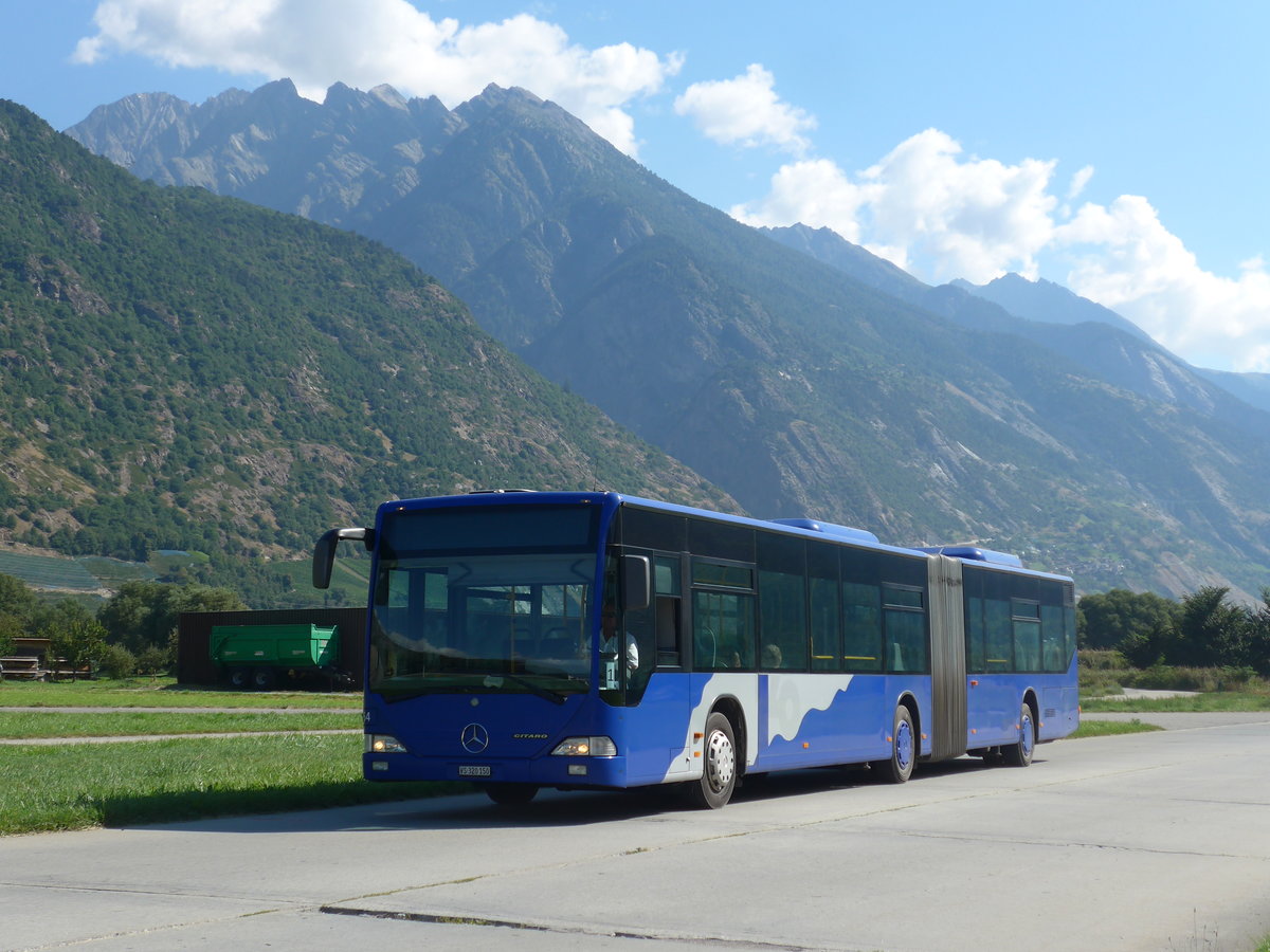 (196'009) - Ruffiner, Turtmann - Nr. 54/VS 320'150 - Mercedes (ex VZO Grningen Nr. 54) am 19. August 2018 in Turtmann, Flugplatz