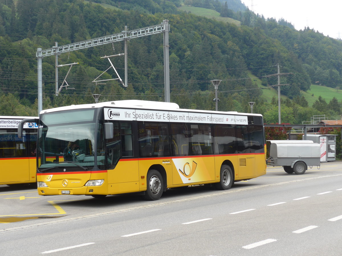 (196'411) - PostAuto Bern - BE 508'209 - Mercedes (ex Portenier, Adelboden Nr. 9) am 2. September 2018 beim Bahnhof Reichenbach