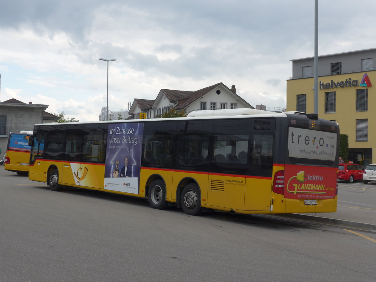 (196'550) - AVA Aarberg - Nr. 5/BE 639'515 - Mercedes am 3. September 2018 beim Bahnhof Lyss