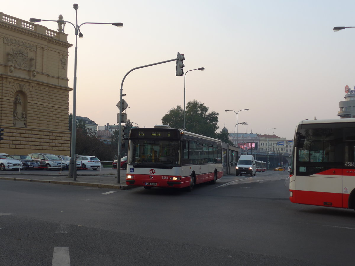 (198'459) - DPP Praha - Nr. 3458/4A1 9699 - Irisbus-Karosa am 18. Oktober 2018 in Praha, Florenc