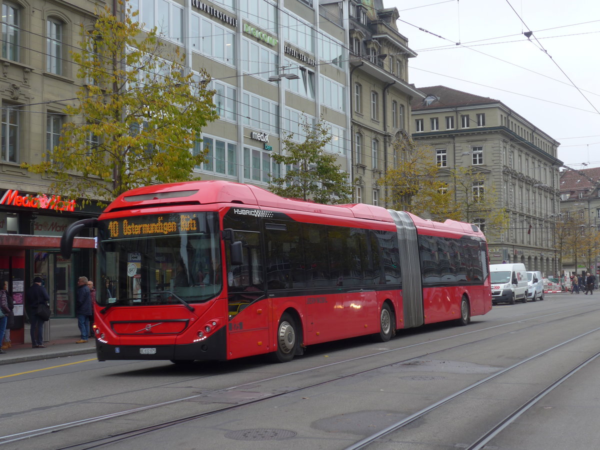 (199'123) - Bernmobil, Bern - Nr. 875/BE 832'875 - Volvo am 29. Oktober 2018 beim Bahnhof Bern