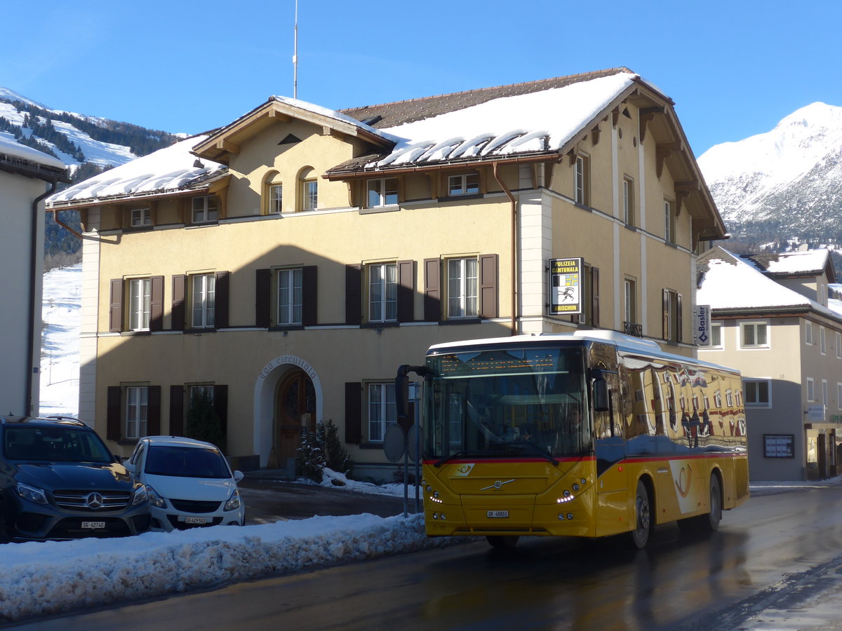 (200'299) - Reptrans, Salouf - GR 48'803 - Volvo am 26. Dezember 2018 in Savognin, Post