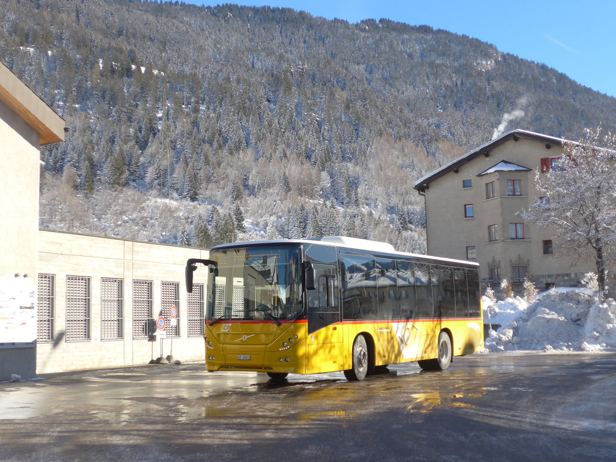 (200'300) - Reptrans, Salouf - GR 48'803 - Volvo am 26. Dezember 2018 in Savognin, Post