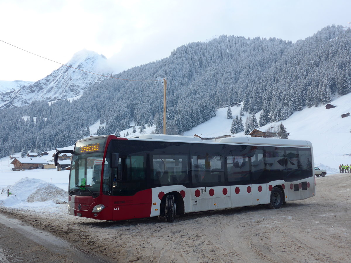 (200'833) - TPF Fribourg (Wieland 77) Nr. 613/FR 300'242 - Mercedes am 12. Januar 2019 in Adelboden, Weltcup