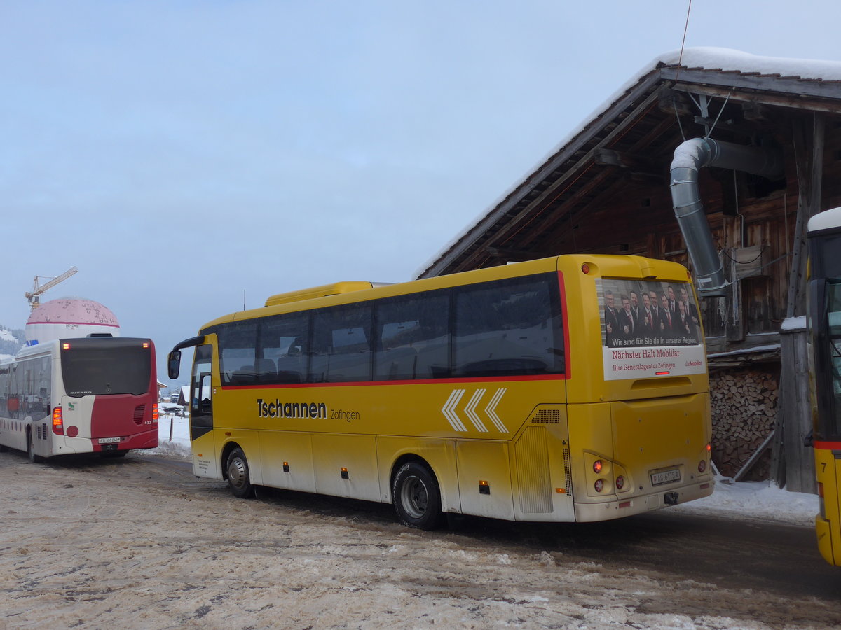 (200'843) - Tschannen, Zofingen - Nr. 17/AG 6175 - Temsa am 12. Januar 2019 in Adelboden, Weltcup