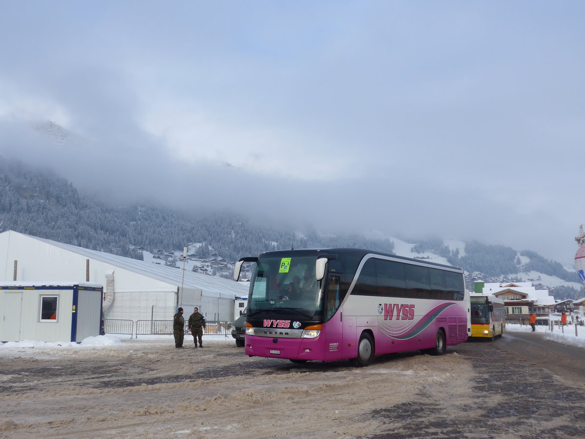 (200'890) - Wyss, Boningen - Nr. 55/SO 21'100 - Setra am 12. Januar 2019 in Adelboden, Weltcup