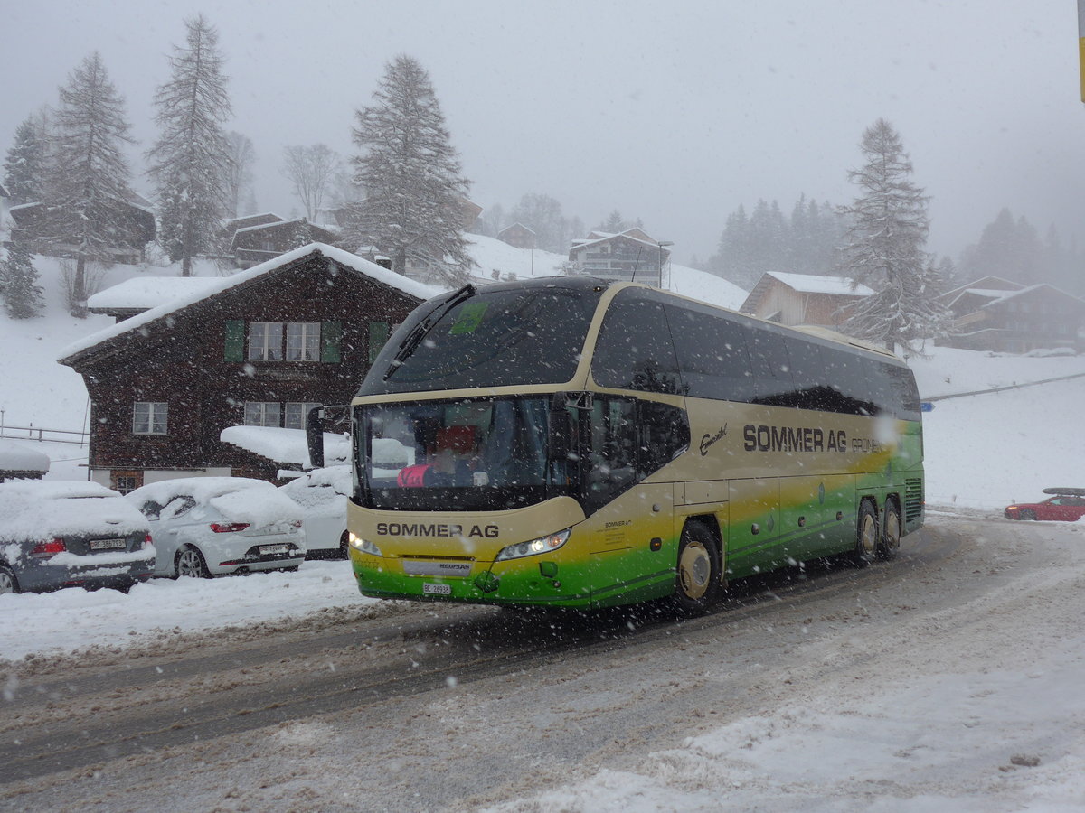 (201'106) - Sommer, Grnen - BE 26'938 - Neoplan am 13. Januar 2019 in Adelboden, Oey