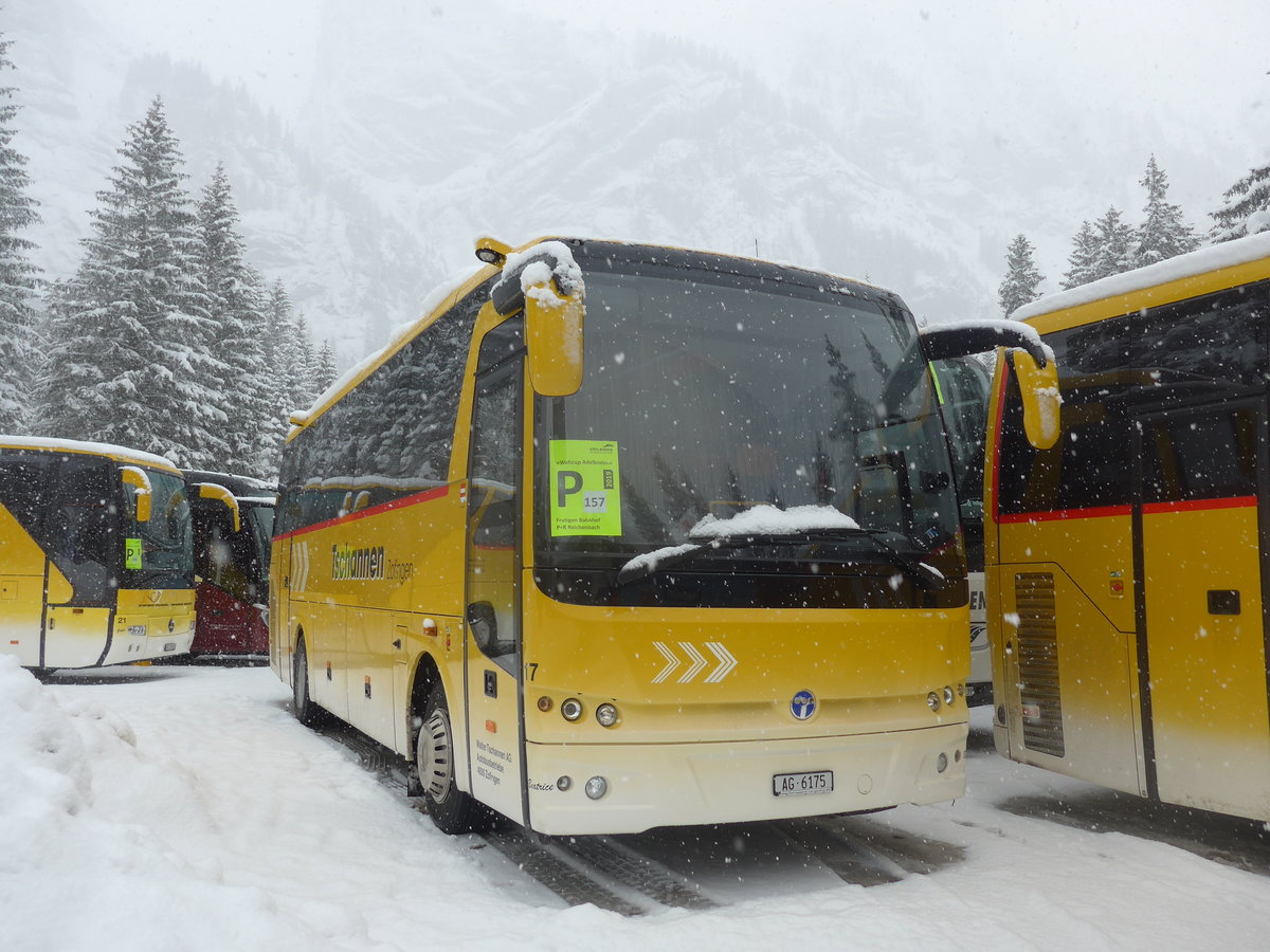 (201'174) - Tschannen, Zofingen - Nr. 17/AG 6175 - Temsa am 13. Januar 2019 in Adelboden, Unter dem Birg