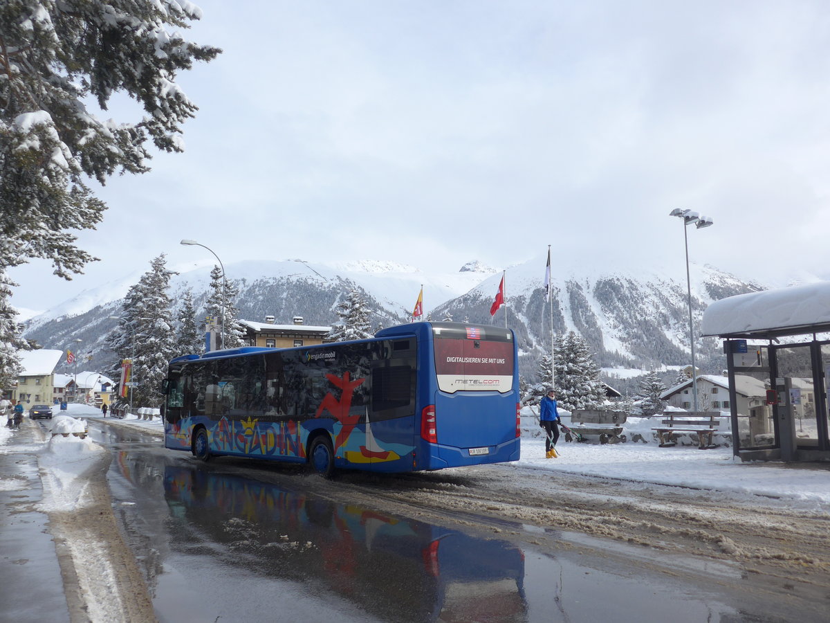 (201'415) - SBC Chur - Nr. 109/GR 100'109 - Mercedes am 2. Februar 2019 in Celerina, Cresta Palace