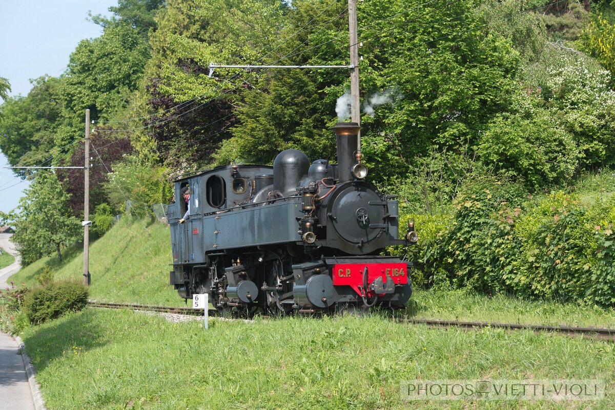 2018-05-19, BC Chemin de Bouricloz
Locomotive à vapeur G 2 x 2/2 E 164 Traction
Pour les 50 ans du Blonay Chamby

Photo Olivier Vietti-Violi
Si la photo vous intéresse merci de me contacter
photos-vietti-violi@ik.me 