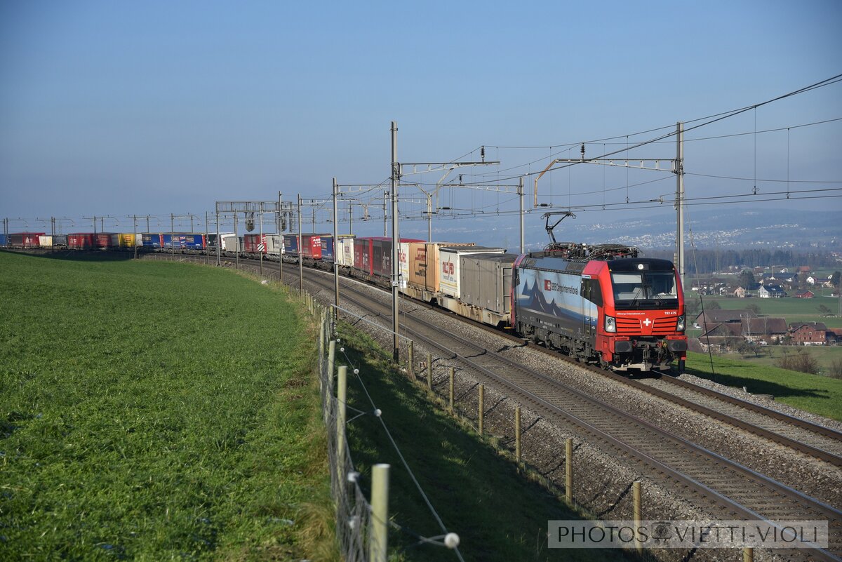 2019-02-10, SBB CFF FFS Cargo Mhlau
Locomotive lectrique Siemens Vectron 
Br 193 475  [Domodossola]