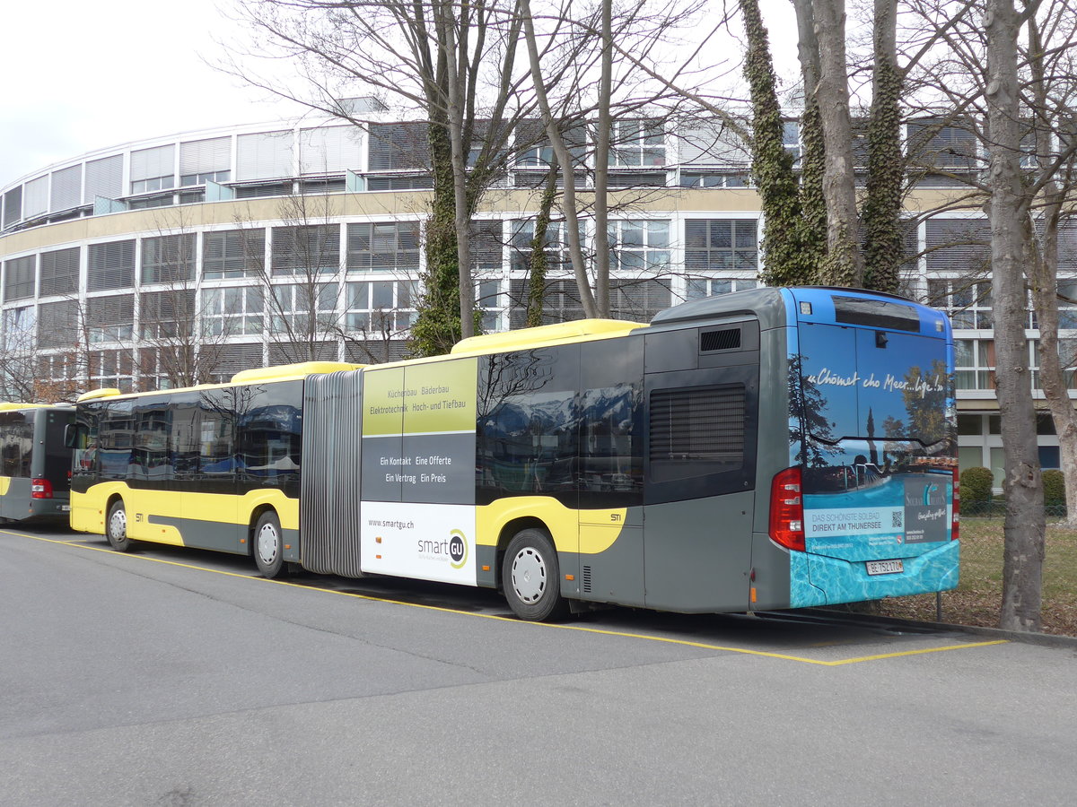 (202'479) - STI Thun - Nr. 170/BE 752'170 - Mercedes am 18. Mrz 2019 bei der Schifflndte Thun