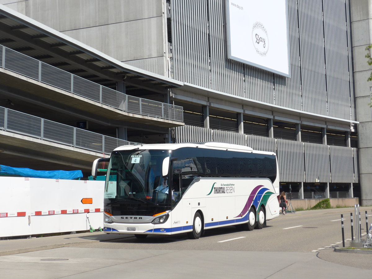 (203'818) - Thurtal-Reisen, Frauenfeld - TG 74'645 - Setra am 19. April 2019 in Zrich, Flughafen