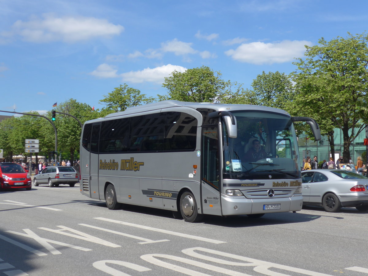 (204'944) - Mller, Mannheim - HP-M 2080 - Mercedes am 11. Mai 2019 in Hamburg, Jungfernstieg