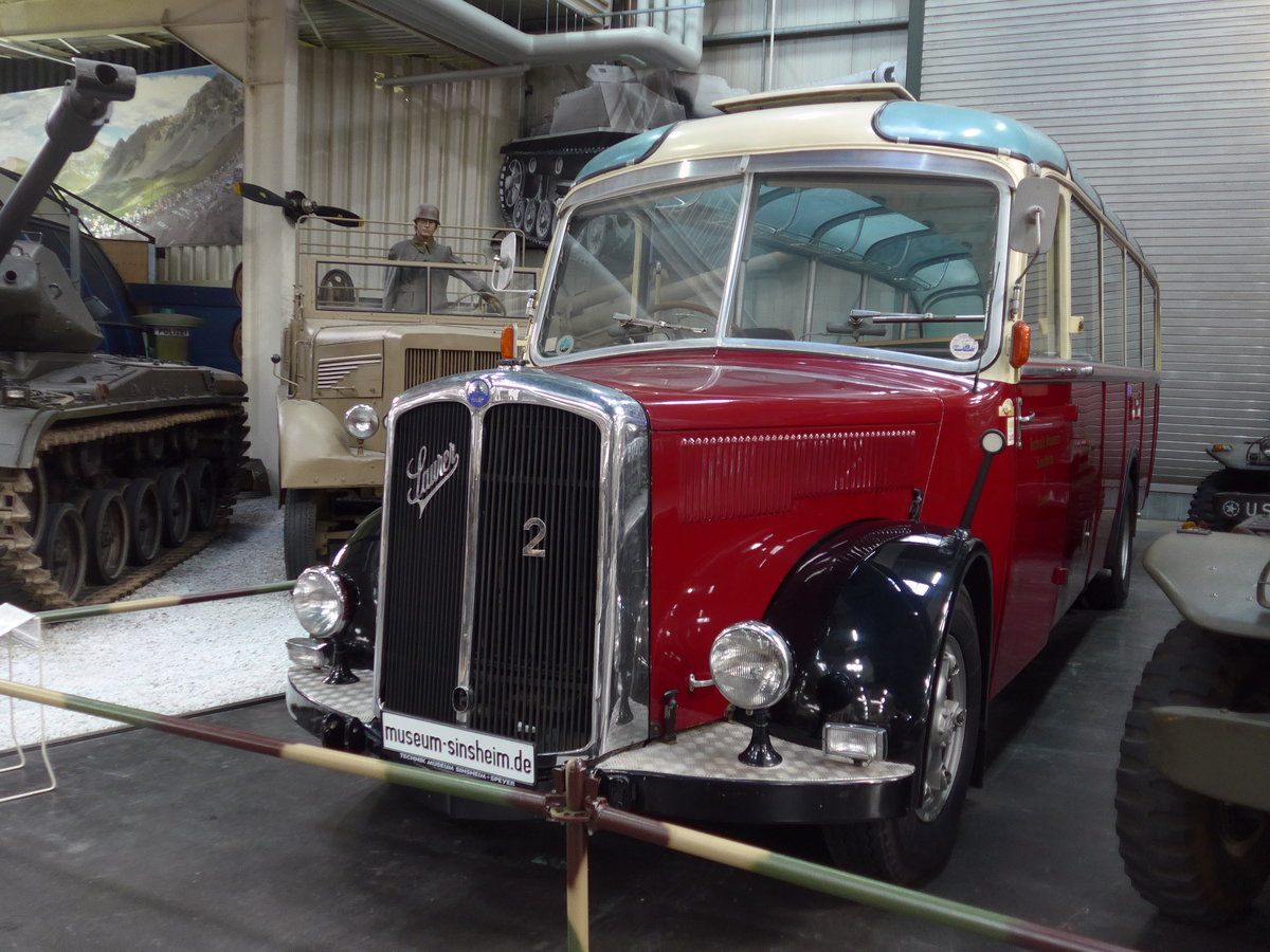 (205'023) - Museum, Sinsheim - Nr. 2 - Saurer am 13. Mai 2019 in Sinsheim, Museum