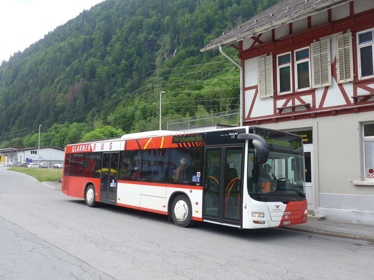 (206'347) - AS Engi - Nr. 4/GL 7704 - MAN am 15. Juni 2019 in Engi, Vorderdorf