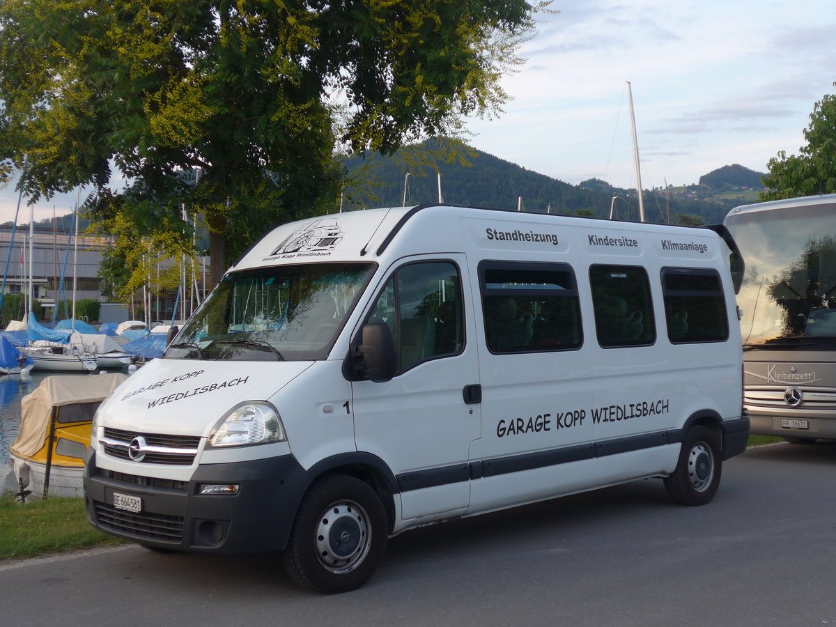 (207'955) - Kopp, Wiedlisbach - Nr. 1/BE 664'581 - Opel am 17. Juli 2019 in Thun, Strandbad