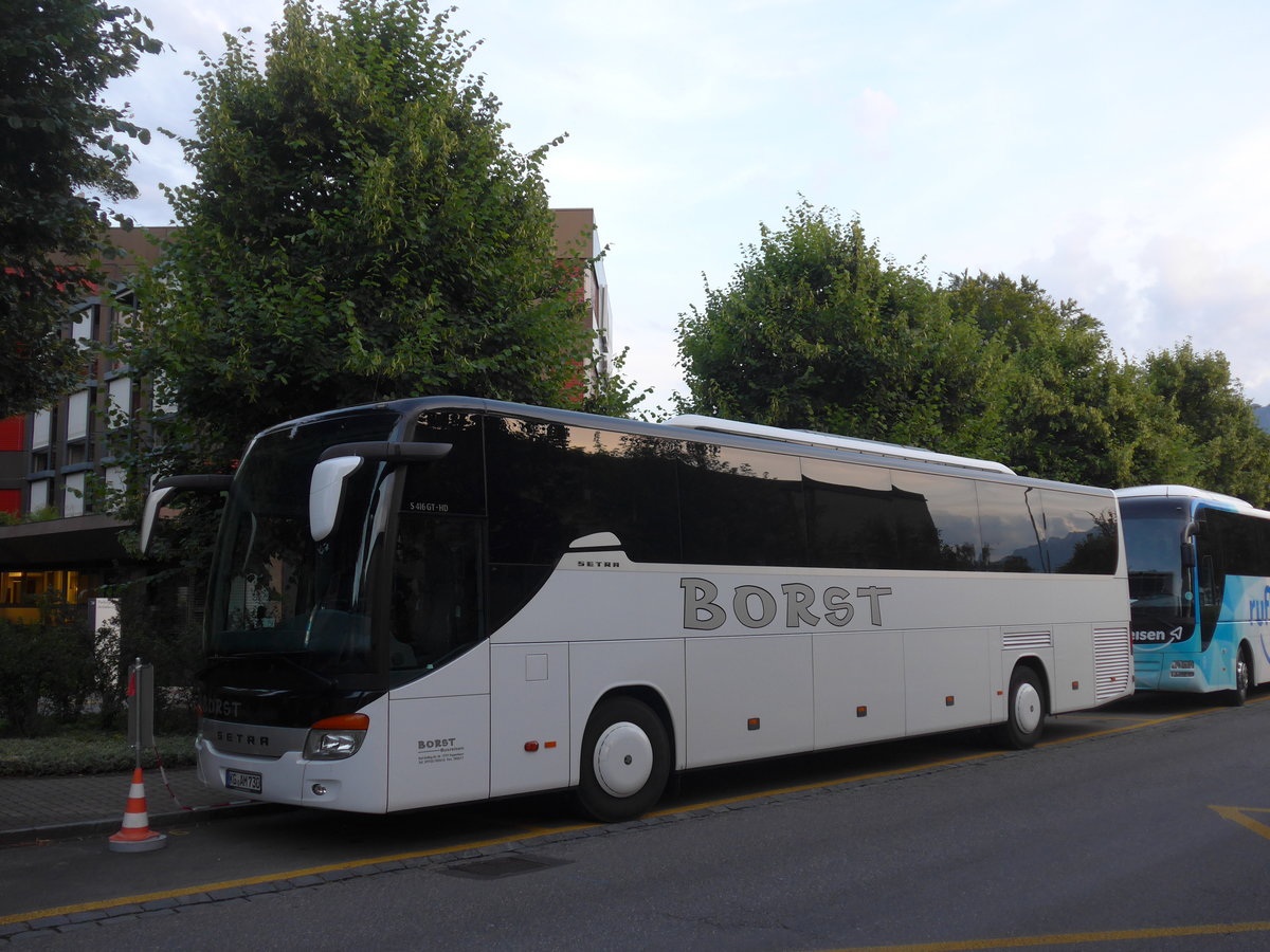 (207'962) - Aus Deutschland: Borst, Massbach - KG-AM 730 - Setra am 17. Juli 2019 in Thun, Hotel Seepark