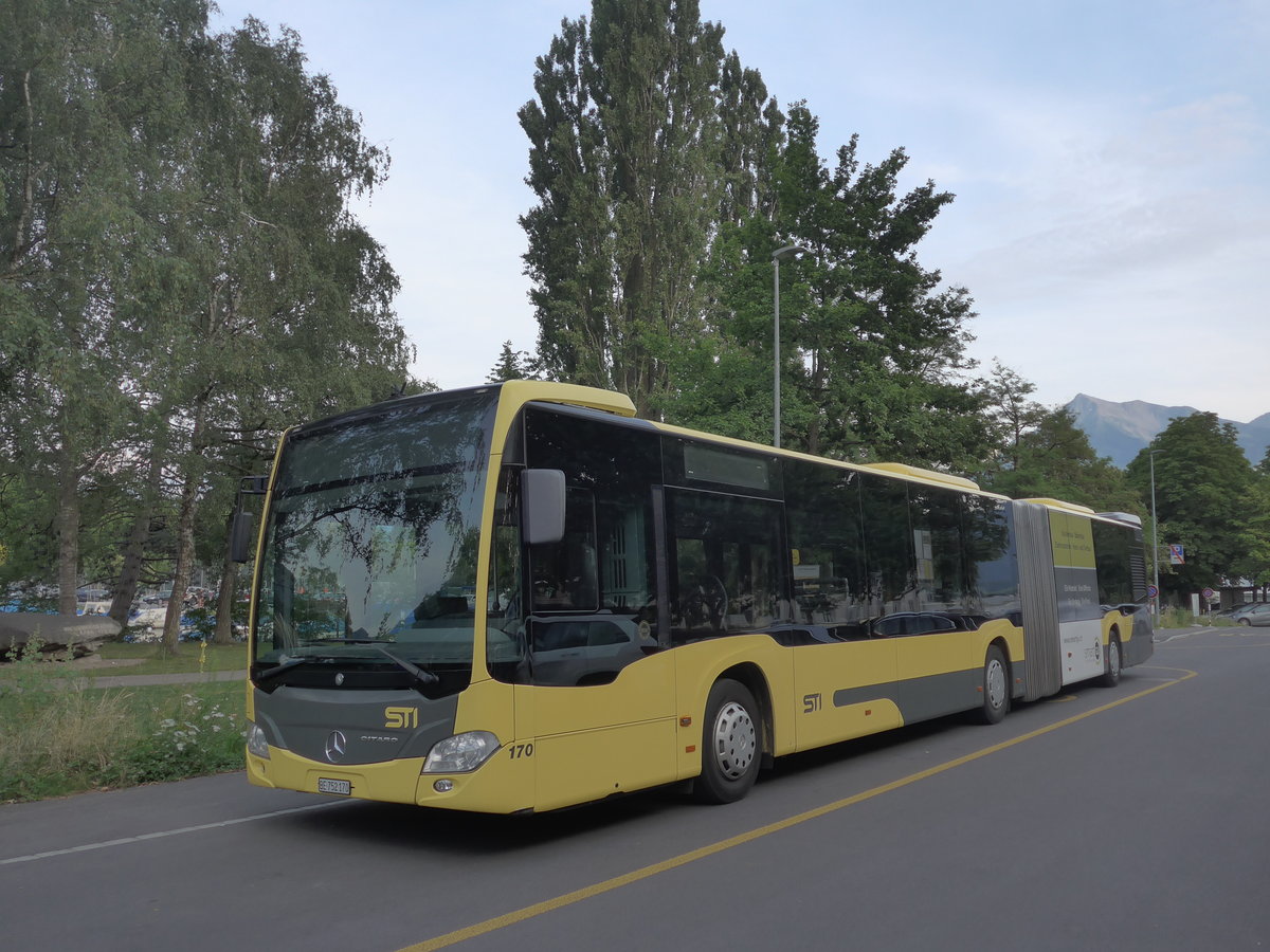 (207'968) - STI Thun - Nr. 170/BE 752'170 - Mercedes am 18. Juli 2019 in Thun, Lachen