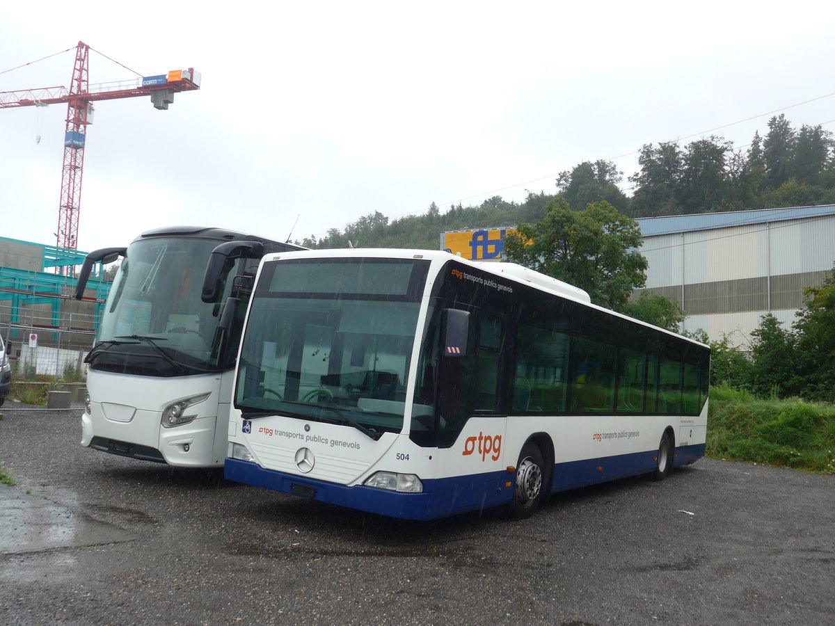 (208'174) - Globe-Limo, Genve - Nr. 504 - Mercedes (ex TPL Lugano Nr. 8) am 28. Juli 2019 in Kloten, EvoBus