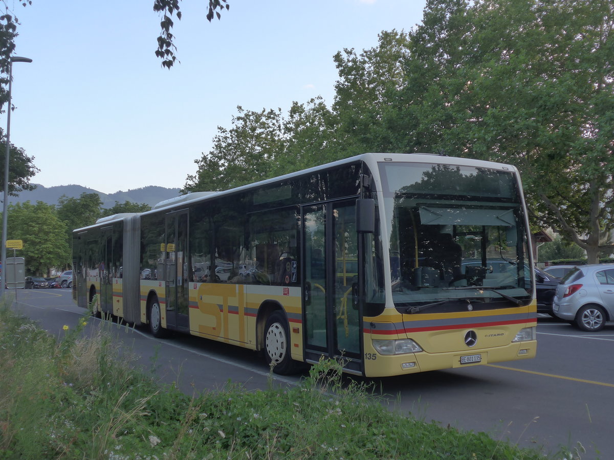 (208'200) - STI Thun - Nr. 135/BE 801'135 - Mercedes am 29. Juli 2019 in Thun, Lachen