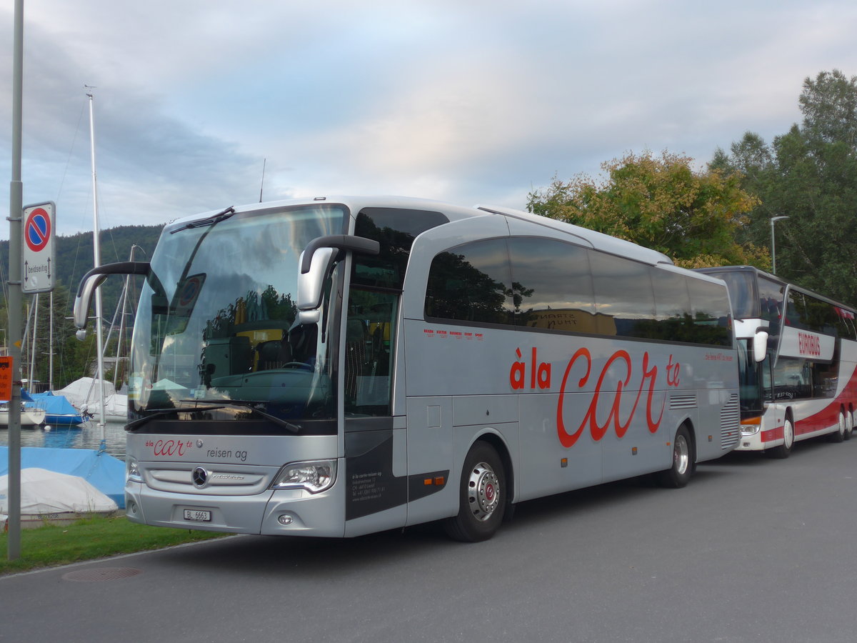 (208'617) -  la Carte, Liestal - BL 6663 - Mercedes am 10. August 2019 in Thun, Strandbad