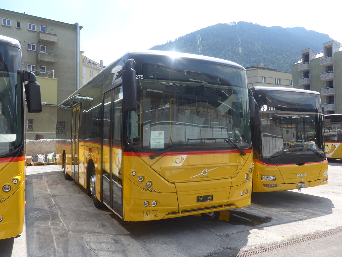 (208'679) - Autopostale, Muggio - PID 11'275 - Volvo am 11. August 2019 in Chur, Postgarage