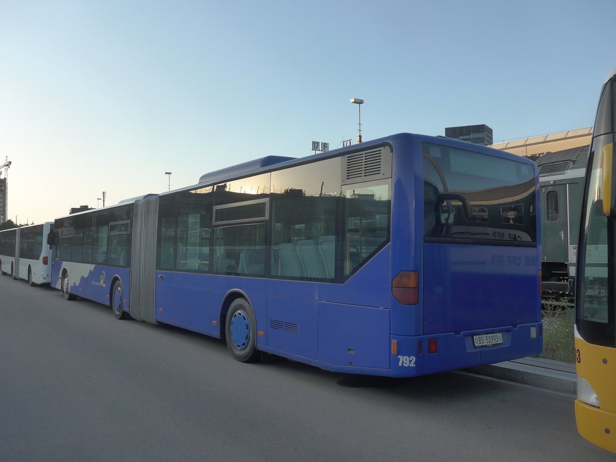 (209'726) - BVB Basel - Nr. 792/BS 52'993 - Mercedes (ex VZO Grningen Nr. 24) am 21. September 2019 in Basel, Depot Dreispitz