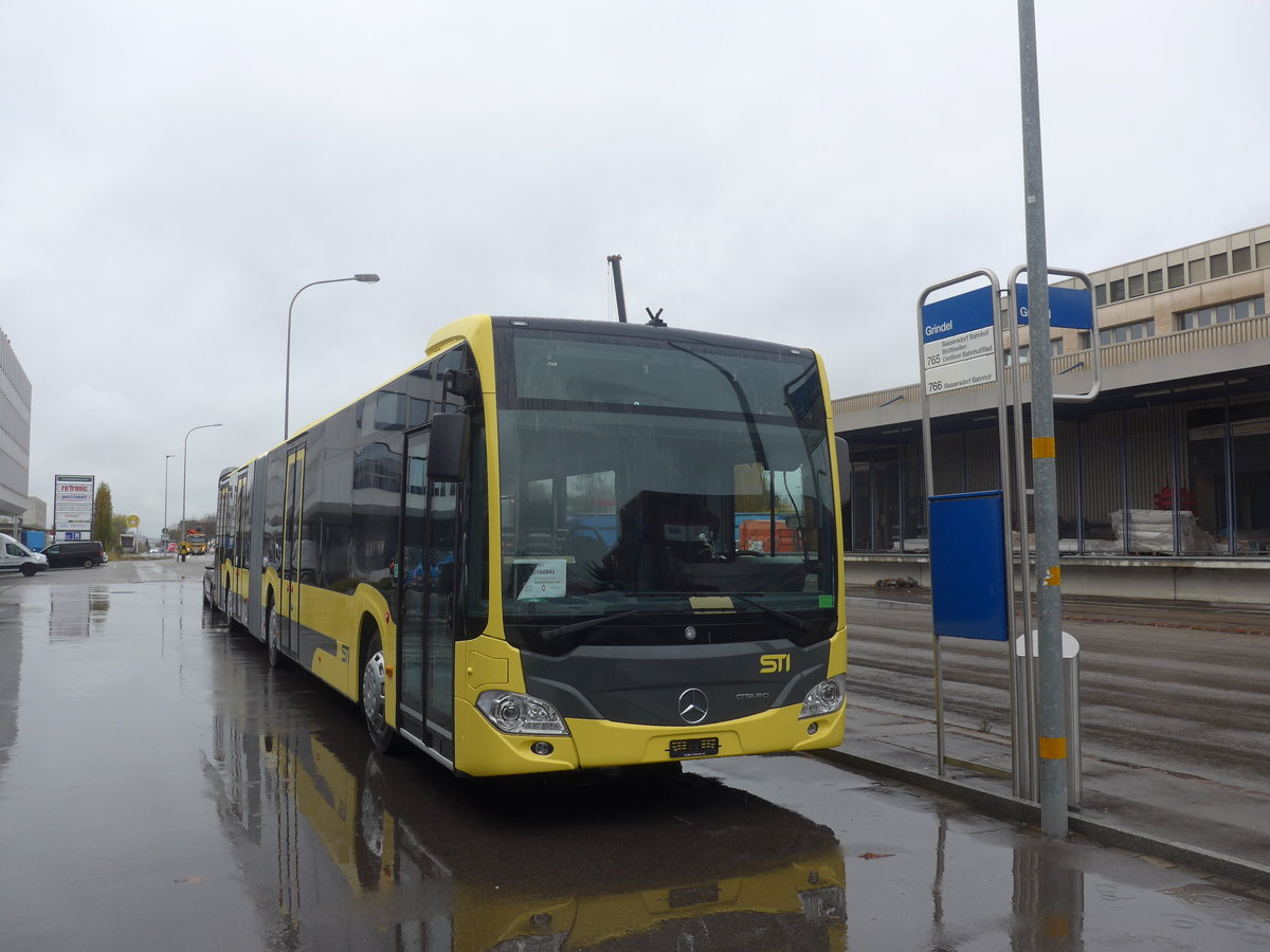 (210'829) - STI Thun - Nr. 706 - Mercedes am 8. November 2019 in Bassersdorf, Buszentrum Glattal