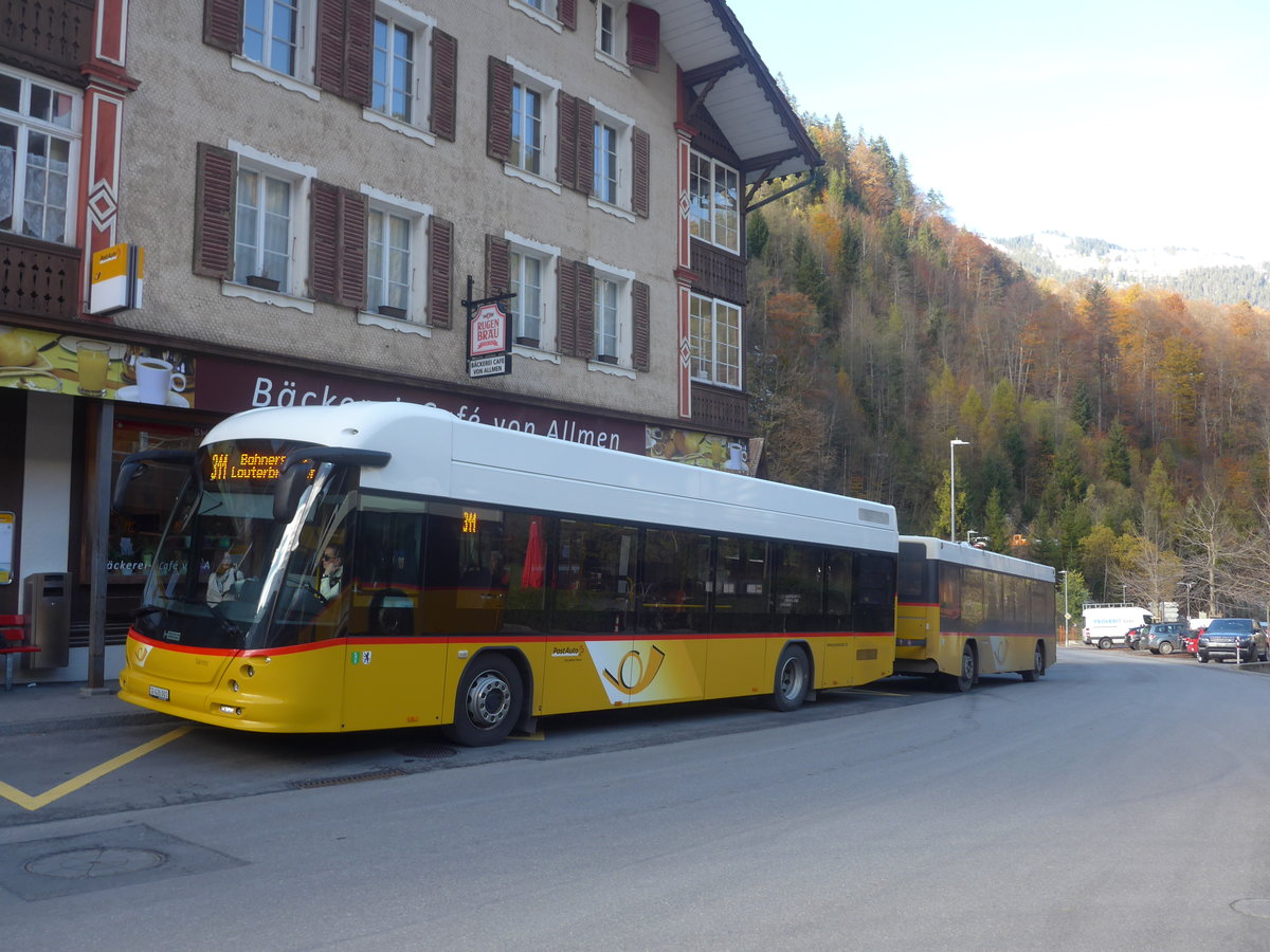 (211'006) - PostAuto Ostschweiz - SG 426'001 - Hess am 11. November 2019 beim Bahnhof Lauterbrunnen