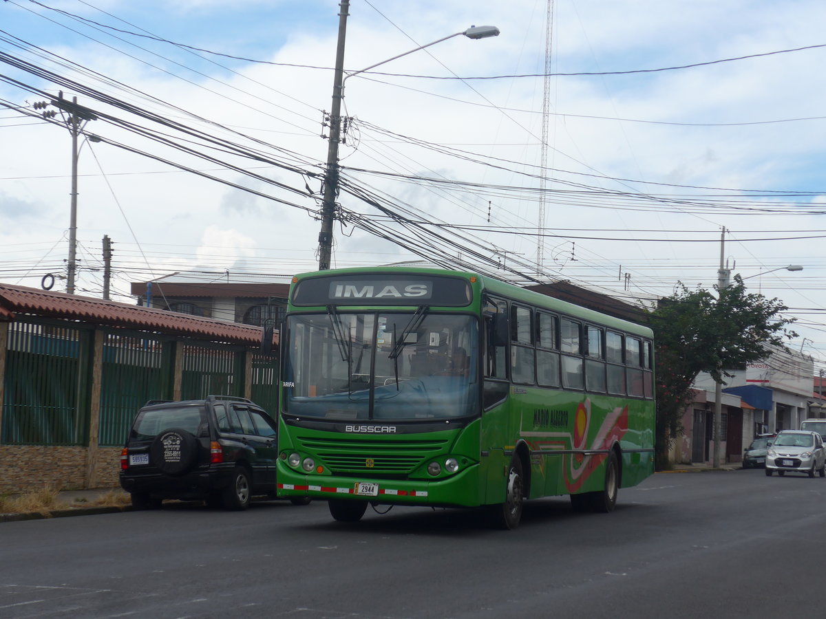 (211'109) - Itaca, Alajuela - 2944 - Busscar/VW am 13. November 2019 in Alajuela