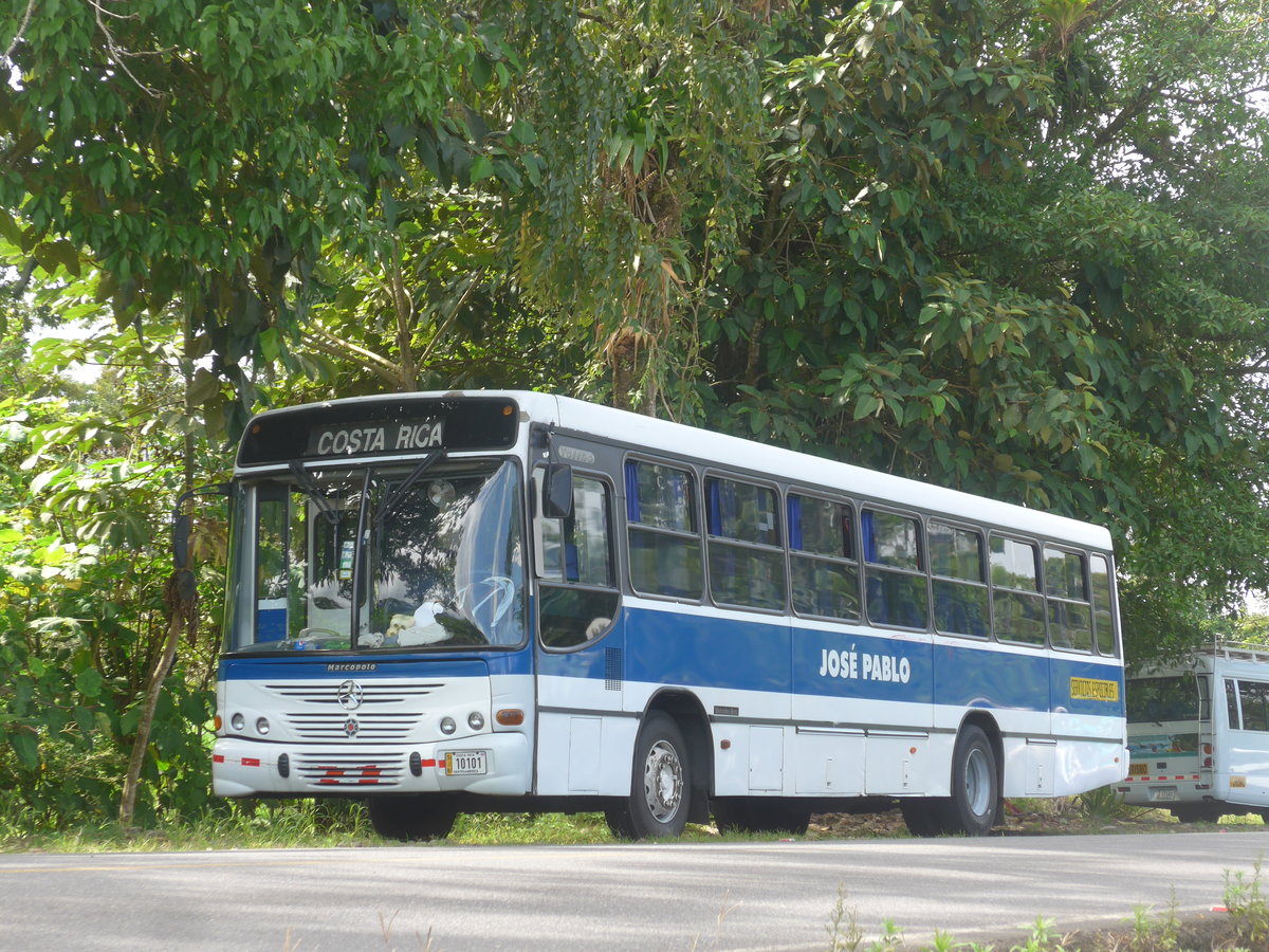 (212'310) - Pablo - 10'101 - Marcopolo/Mercedes am 24. November 2019 in La Fortuna, Termalitas del Arenal