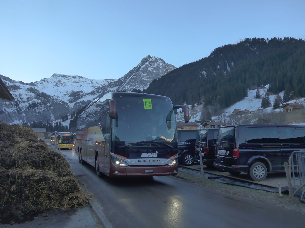 (213'476) - Marti, Kallnach - Nr. 22/BE 572'222 - Setra am 11. Januar 2020 in Adelboden, Weltcup