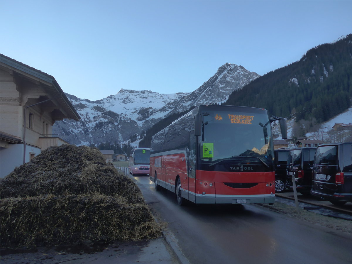 (213'484) - Wieland, Murten - Nr. 111/FR 300'599 - Van Hool am 11. Januar 2020 in Adelboden, Weltcup