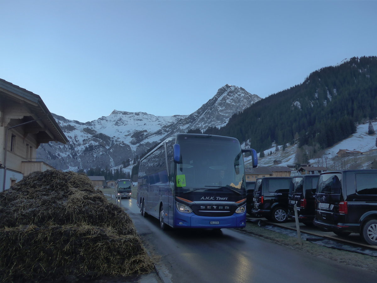 (213'488) - A.N.K. Tours, Muttenz - BL 7778 - Setra am 11. Januar 2020 in Adelboden, Weltcup