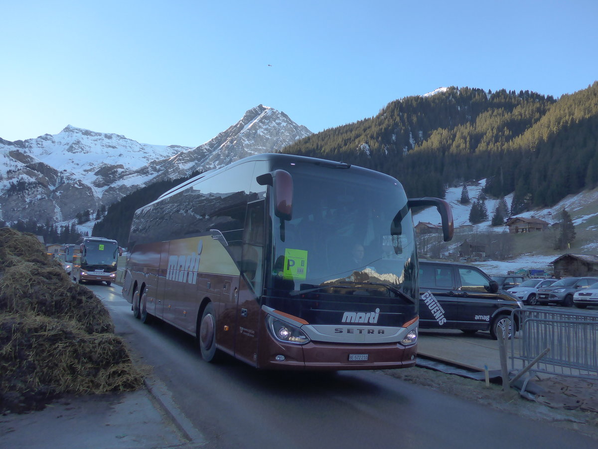 (213'550) - Marti, Kallnach - Nr. 10/BE 572'210 - Setra am 11. Januar 2020 in Adelboden, Weltcup