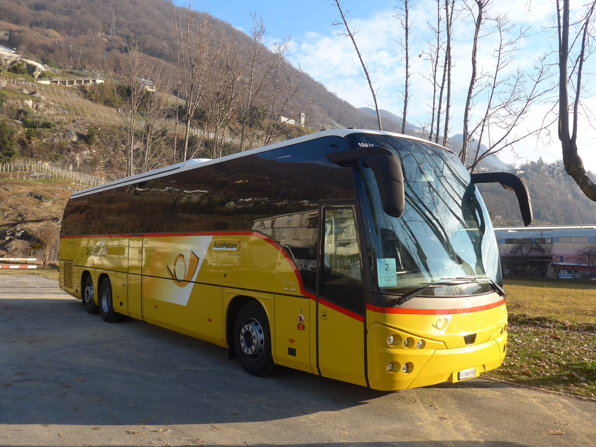 (213'831) - Chiesa, Riazzino - TI 316'310 - MAN/Beulas am 18. Januar 2020 in Riazzino, Motel Lago Maggiore